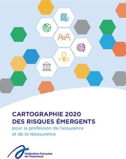 CARTOGRAPHIE 2020 DES RISQUES ÉMERGENTS - pour la profession de l'assurance et de la réassurance