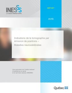 AVIS Indications de la tomographie par &eacute;mission de positrons - Maladies neuroc&eacute;r&eacute;brales - inesss