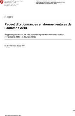 Paquet d'ordonnances environnementales de l'automne 2018