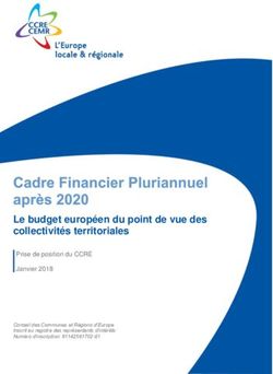 Le budget européen du point de vue des collectivités territoriales - CEMR