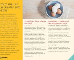 TOUT SUR LES ALLERGIES AUX ŒUFS - Lesoeufs.ca