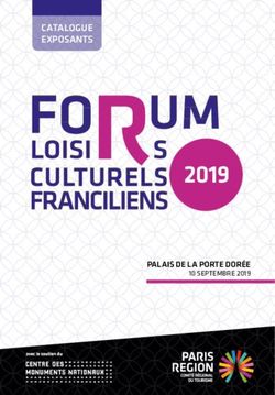 CATALOGUE EXPOSANTS - PALAIS DE LA PORTE DORÉE 10 SEPTEMBRE 2019 - Comité Régional du ...