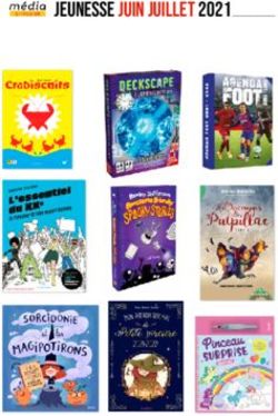 Jeunesse JUIN JUILLET 2021 .