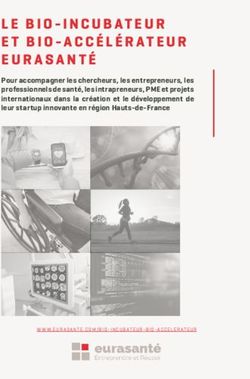 LE BIO-INCUBATEUR ET BIO-ACCÉLÉRATEUR