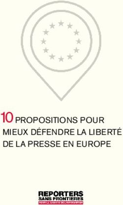 10 MIEUX D&Eacute;FENDRE LA LIBERT&Eacute; DE LA PRESSE EN EUROPE - PROPOSITIONS POUR