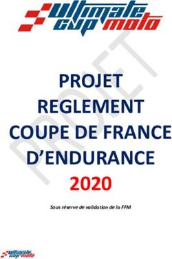 PROJET REGLEMENT COUPE DE FRANCE D'ENDURANCE - 2020 Sous réserve de validation de la FFM - Ultimate ...
