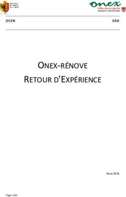 ONEX-RÉNOVE RETOUR D' EXPÉRIENCE - OCEN - République et canton de Genève