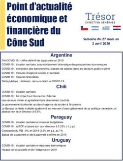 Point d'actualité économique et financière du Cône Sud