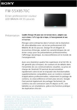 FW-55X8570C Ecran professionnel couleur LED BRAVIA 4K 55 pouces - pro.sony