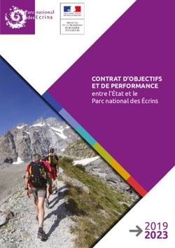 2019 CONTRAT D'OBJECTIFS ET DE PERFORMANCE entre l'État et le Parc national des Écrins - Parc national des ...