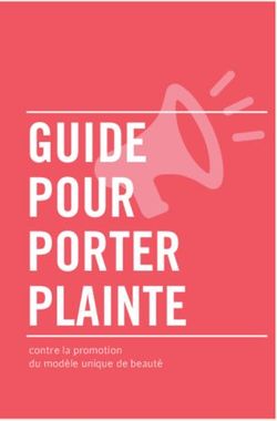 GUIDE POUR PORTER PLAINTE - contre la promotion du mod&egrave;le unique de beaut&eacute;
