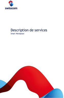 Description de services - Smart Workplace - Swisscom