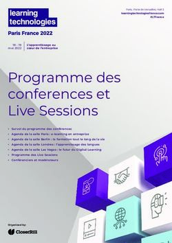 Programme des conferences et Live Sessions 18 - 19 mai - ASP Events