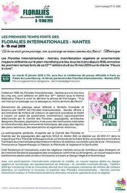 FLORALIES INTERNATIONALES - NANTES - LES PREMIERS TEMPS FORTS DES