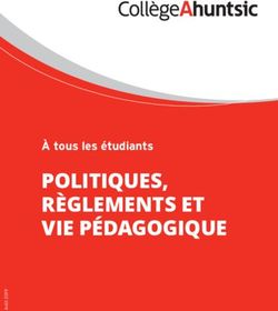 POLITIQUES, RÈGLEMENTS ET VIE PÉDAGOGIQUE - À tous les étudiants