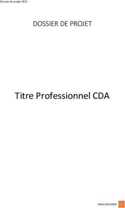 Titre Professionnel CDA - DOSSIER DE PROJET - Needemand