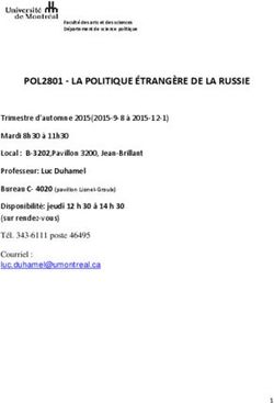POL2801 - LA POLITIQUE ÉTRANGÈRE DE LA RUSSIE