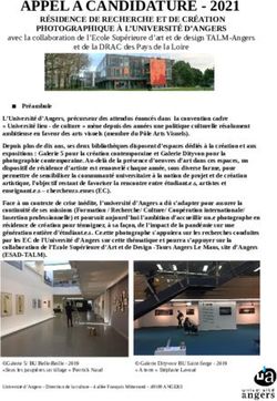 APPEL A CANDIDATURE 2021 - R&Eacute;SIDENCE DE RECHERCHE ET DE CR&Eacute;ATION PHOTOGRAPHIQUE &Agrave; L'UNIVERSIT&Eacute; D'ANGERS - P&ocirc;le arts visuels Pays de la ...