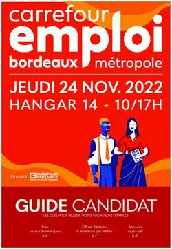 GUIDE CANDIDAT Un salon - CARREFOURS POUR L'EMPLOI