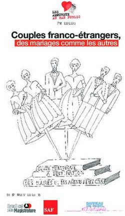 Couples franco-étrangers, des mariages comme les autres Présentent, Les Amoureux au ban public