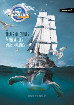 TERRES MALOUINES & MERVEILLES SOUS-MARINES - Toutes nos offres groupes 2020 - Grand Aquarium de Saint Malo