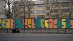 Proposition de peinture murale abstraite, g&eacute;n&eacute;rative et participative - Embellir Paris