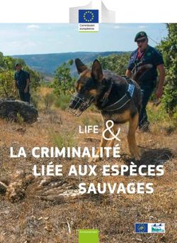LIÉE AUX ESPÈCES SAUVAGES - LA CRIMINALITÉ LIFE - European Commission