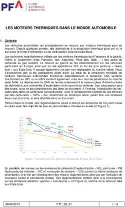LES MOTEURS THERMIQUES DANS LE MONDE AUTOMOBILE - PFA
