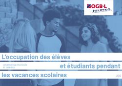 L'occupation des &eacute;l&egrave;ves et &eacute;tudiants pendant