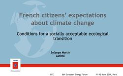 French citizens' expectations about climate change - Conditions for a socially acceptable ecological transition