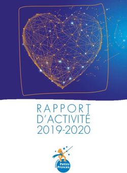 D'ACTIVIT&Eacute; 2019-2020 - Association Petits Princes