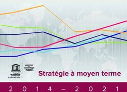 Stratégie à moyen terme - UNESCO Institute for Statistics