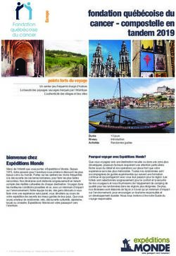Fondation qu&eacute;b&eacute;coise du cancer compostelle en tandem 2019