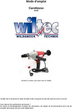 MODE D'EMPLOI CAROTTEUSE - WILTEC WILDANGER TECHNIK GMBH