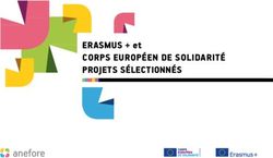 ERASMUS + et CORPS EUROPÉEN DE SOLIDARITÉ PROJETS SÉLECTIONNÉS - Anefore