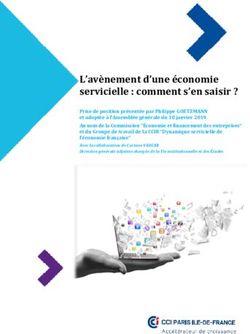 L'avènement d'une économie servicielle : comment s'en saisir ?