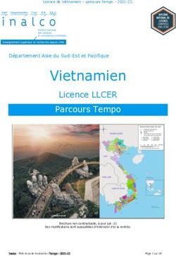 Vietnamien Licence LLCER Parcours Tempo - Inalco