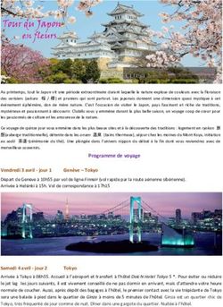 Programme de voyage - Clubilis