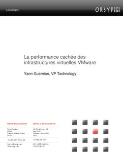 La performance cach&eacute;e des infrastructures virtuelles VMware