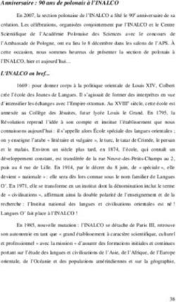 Anniversaire : 90 ans de polonais à l'INALCO