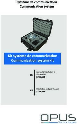 Kit système de communication Communication system kit - Système de ...