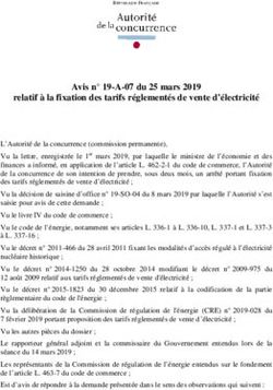 Relatif à la fixation des tarifs réglementés de vente d'électricité - Autorité de la concurrence