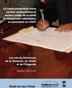Etude de cas: Tchad - World Health Organization