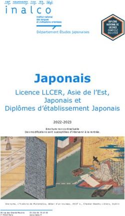 Japonais Licence LLCER, Asie de l'Est, Japonais et Diplômes d'établissement Japonais - Inalco
