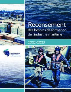 Recensement des besoins de formation de l'industrie maritime 2022-2023 - CSMOIM
