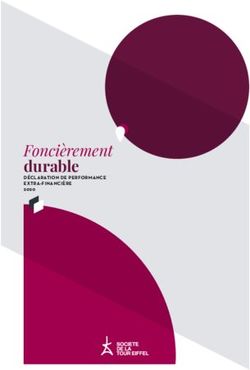 Fonci&egrave;rement durable D&Eacute;CLARATION DE PERFORMANCE EXTRA-FINANCI&Egrave;RE 2020 - Soci&eacute;t&eacute; Tour Eiffel