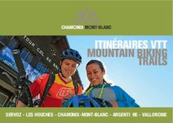 ITIN&Eacute;RAIRES VTT MOUNTAIN BIKING TRAILS - servoz - les houches - chamonix-mont-blanc - argenti&egrave;re - vallorcine