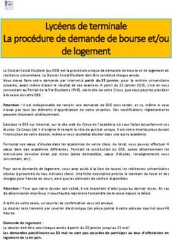Lyc&eacute;ens de terminale La proc&eacute;dure de demande de bourse et/ou de logement