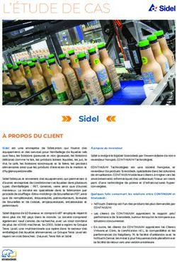 L'ÉTUDE DE CAS - Sidel - Stratodesk