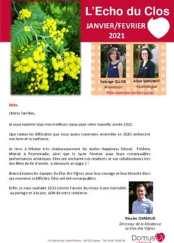 L'Echo du Clos JANVIER/FEVRIER 2021 - R&eacute;sidence Le Clos des ...